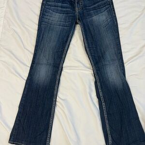 Silver Jeans Dark Blue Bootcut Women's Jeans Size 28/34